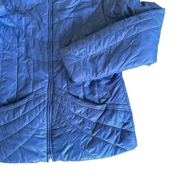 2 for $15 😍 Athleta Lightweight Packable Puffer Jacket – Blue – Size M – EUC - Picture 2 of 6